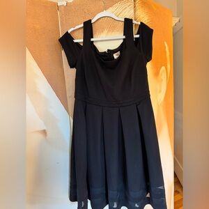 Elegant Black Midi Dress